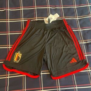 Adidas Belgium National Team 2023/2024 Home Football Soccer Shorts Men’s Medium